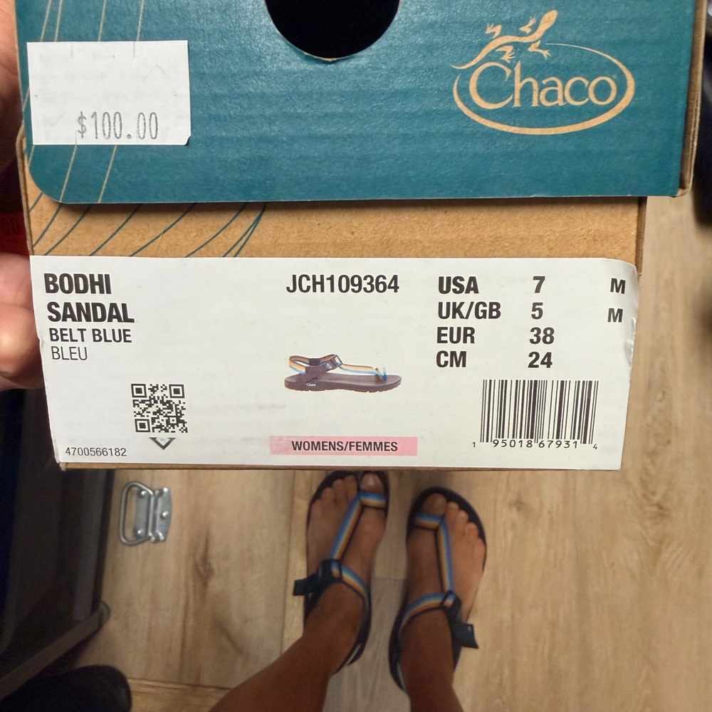 Chaco BODHI Sandals in the color âBelt Blueâ
New in box - Picture 5 of 14